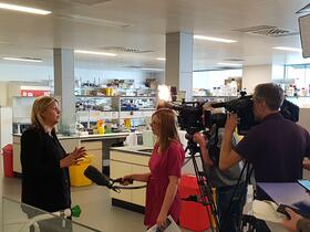 Parliamentary Under Secretary of State, Baroness Sugg, interviewed by media on the ASCEND programme launch